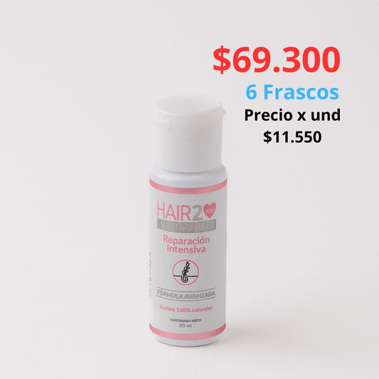 6 Shot de Reparación Intensiva - Paquete mayorista x 6 unds