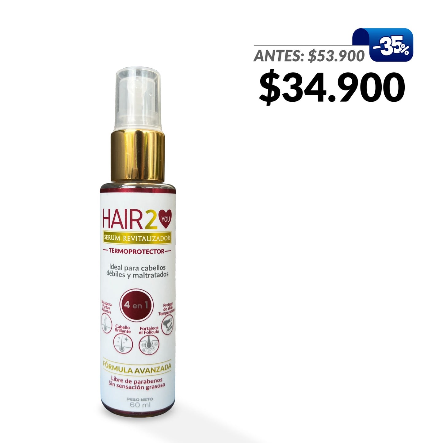 Serum Termoprotector - 30%