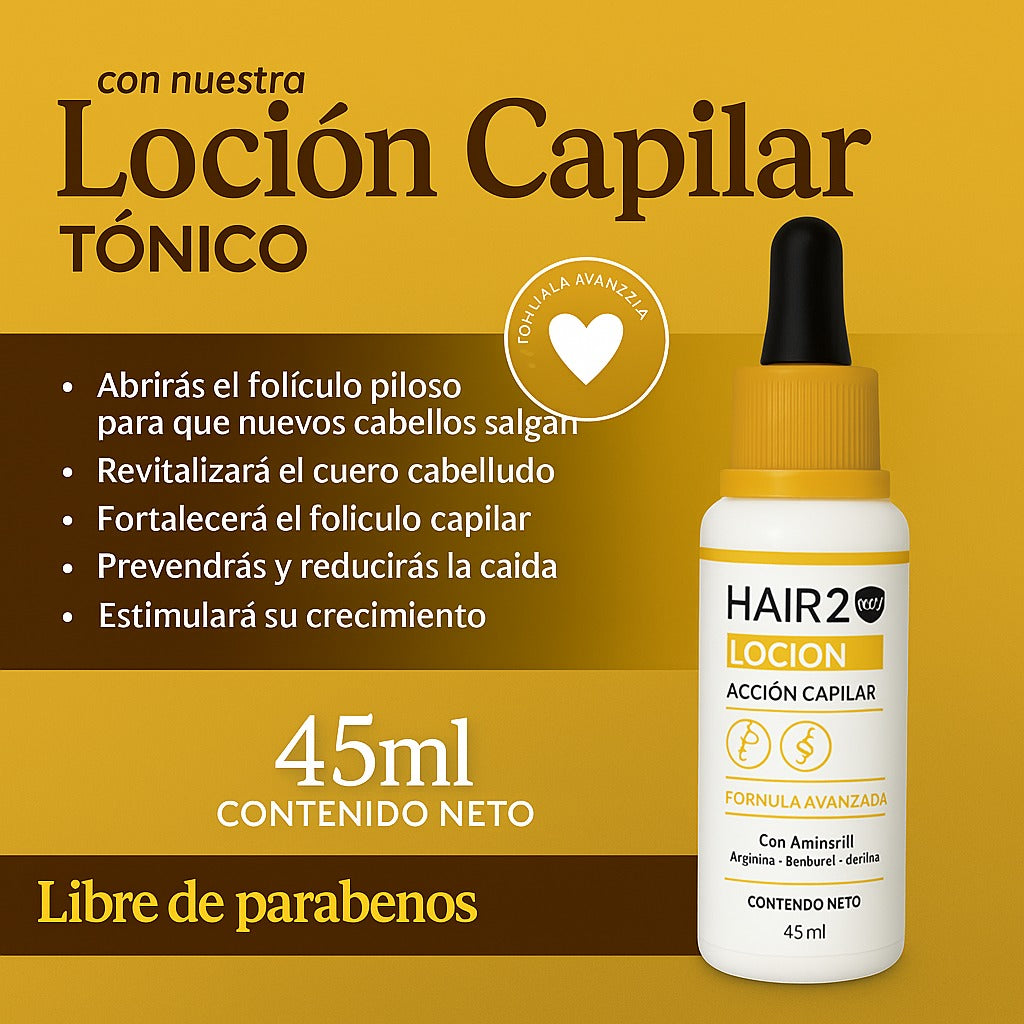 Loción - Tónico Capilar con Minoxidil - 35%