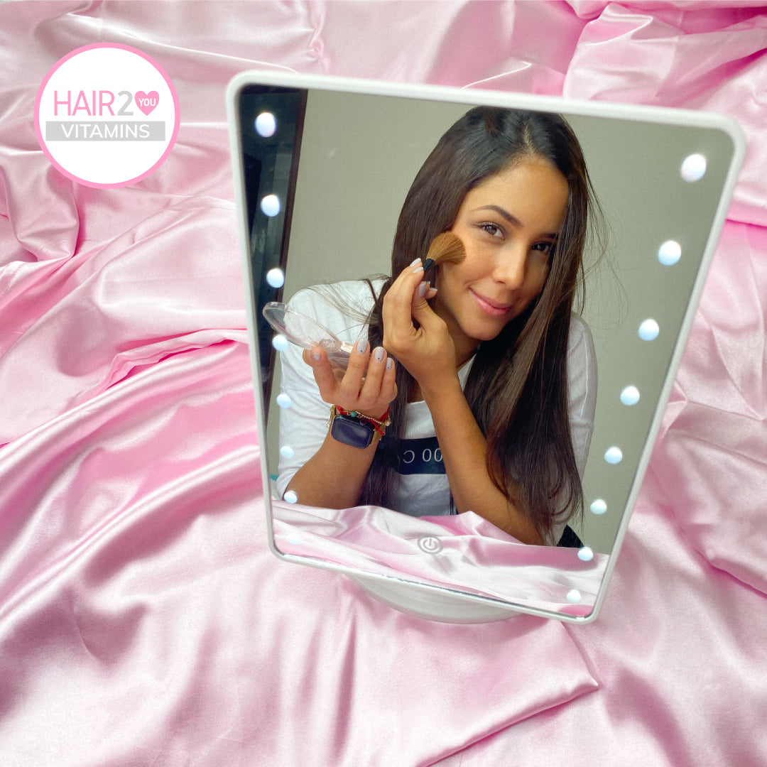 Espejo Maquillaje con Luz Led