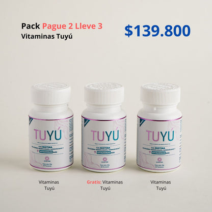 Paga 2, Lleva 3 – Vitaminas Tuyú