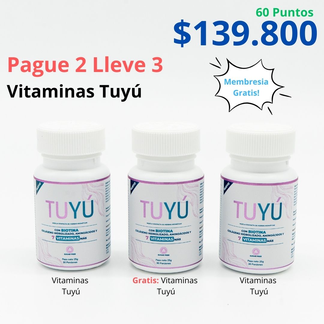 Paga 2, Lleva 3 – Vitaminas Tuyú