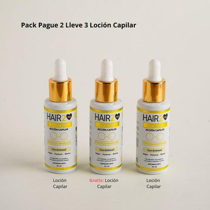 Paga 2, Lleva 3 – Loción Capilar