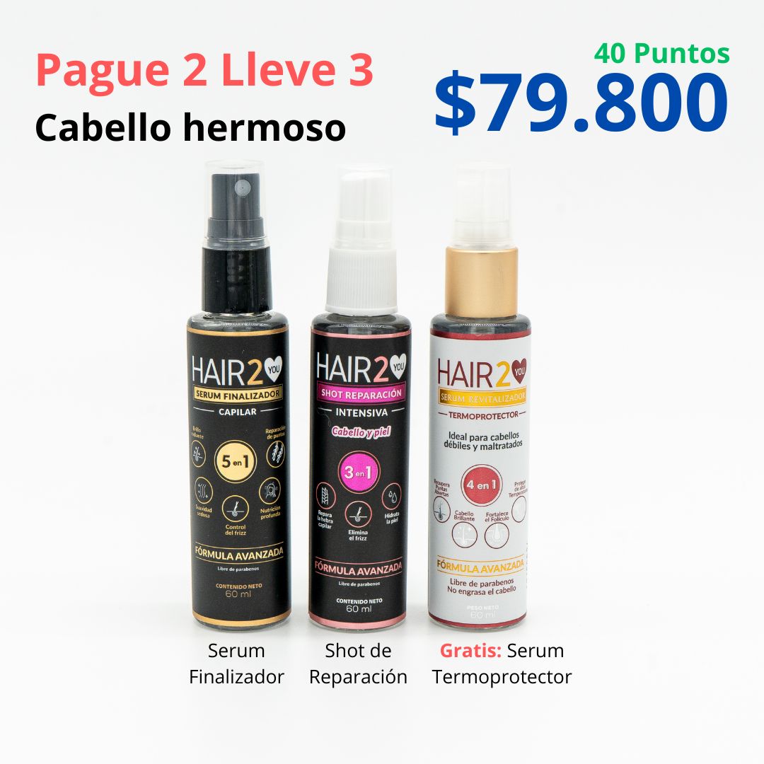 Paga 2, Lleva 3 – Cabello Hermoso