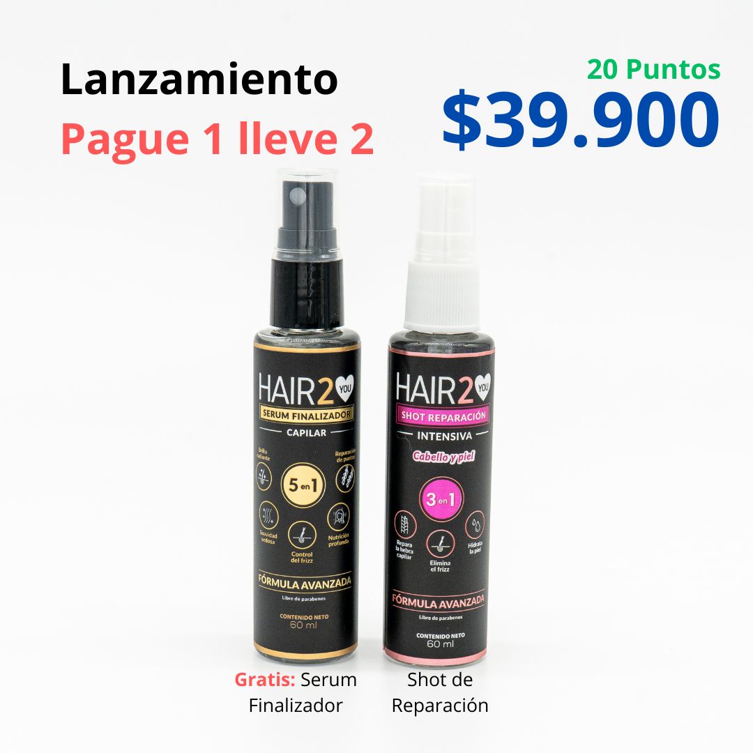 Paga 1 y Lleva 2: Reparación + Finalizador