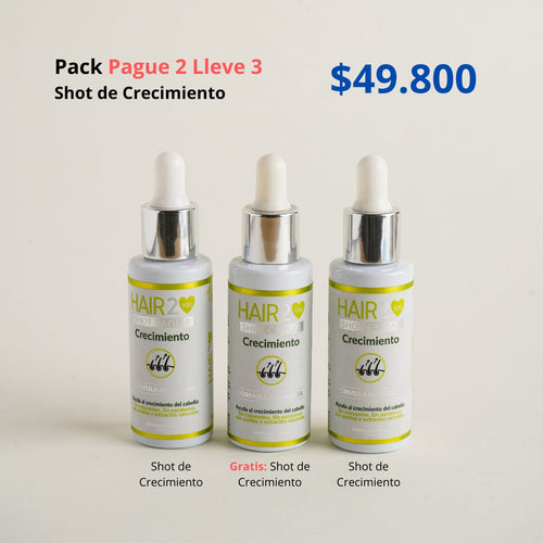 Paga 2, Lleva 3 – Shots de Crecimiento