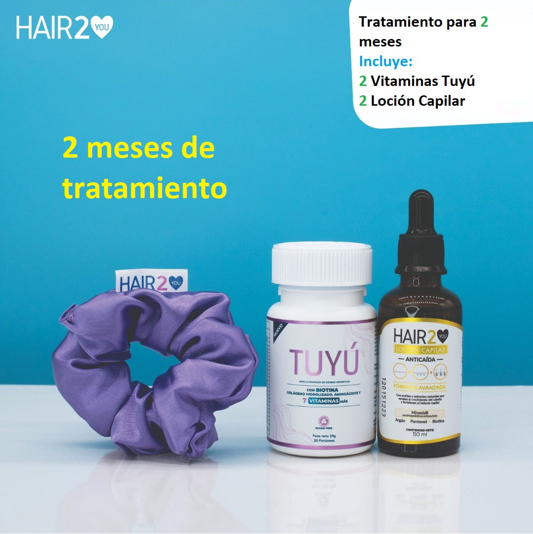 50% OFF en 2 meses de tratamiento (vitaminas loción) (Promo de Navidad)