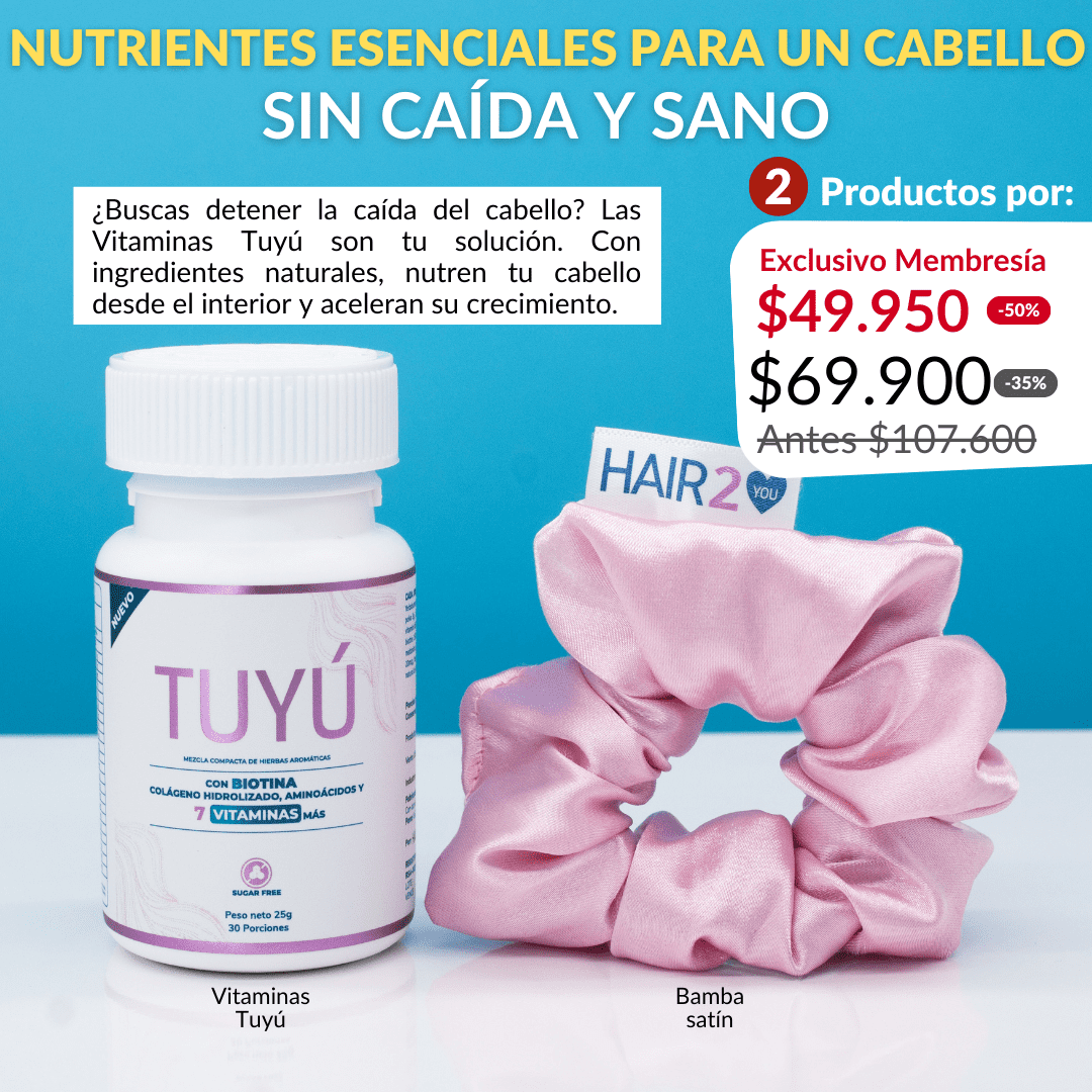 Vitaminas Tuyu –  Detiene la caída del cabello