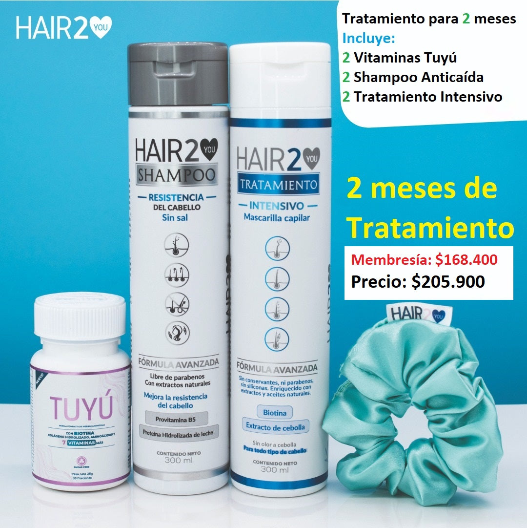 50% OFF en 2 meses de tratamiento Vitaminas + Shampoo +tratamiento (Promo Navidad)