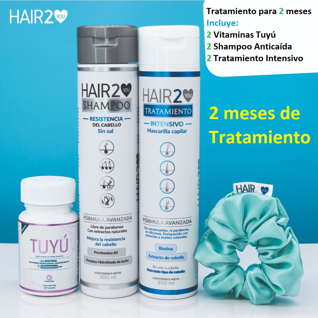 50% OFF en 2 meses de tratamiento Vitaminas + Shampoo +tratamiento (Promo Navidad)