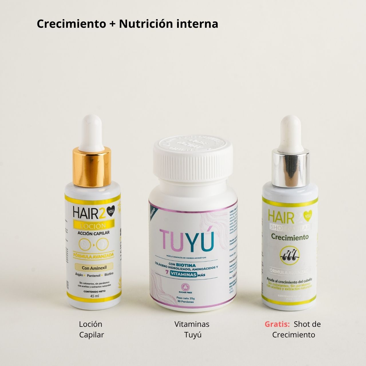Rutina Capilar: Crecimiento + Nutrición interna