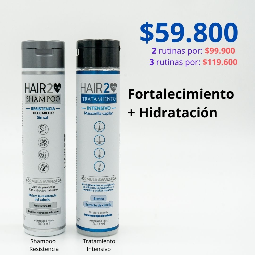 Rutina Capilar: Fortalecimiento + Hidratación