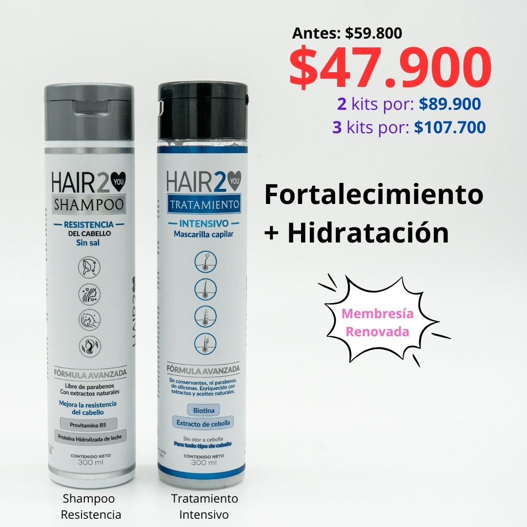 Rutina Capilar: Fortalecimiento + Hidratación