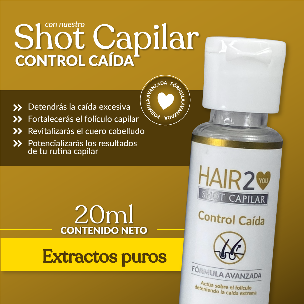 - Vitaminas Tuyú + Kit Shampoo y Tratamiento Portable + Shot control caída + Bamba