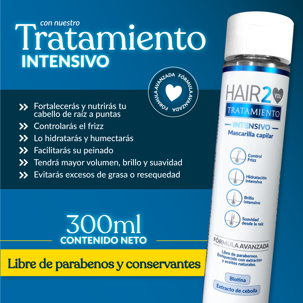 Vitaminas Tuyú + Shampoo Anti-Caida + Loción capilar con minoxidil + Tratamiento nutritivo + Serum Termoprotector