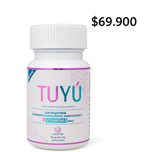Vitaminas Tuyu + bamba de satín –  Detiene la caída del cabello