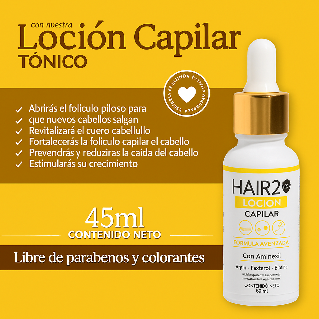 6 Lociones Capilares Anticaída - Paquete mayorista x 6 unds