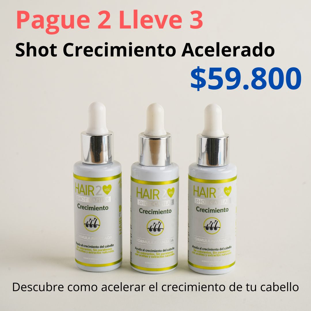 Paga 2, Lleva 3 – Shots de Crecimiento