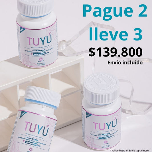 Pague 2, Lleve 3 Vitaminas Tuyú – Link Exclusivo