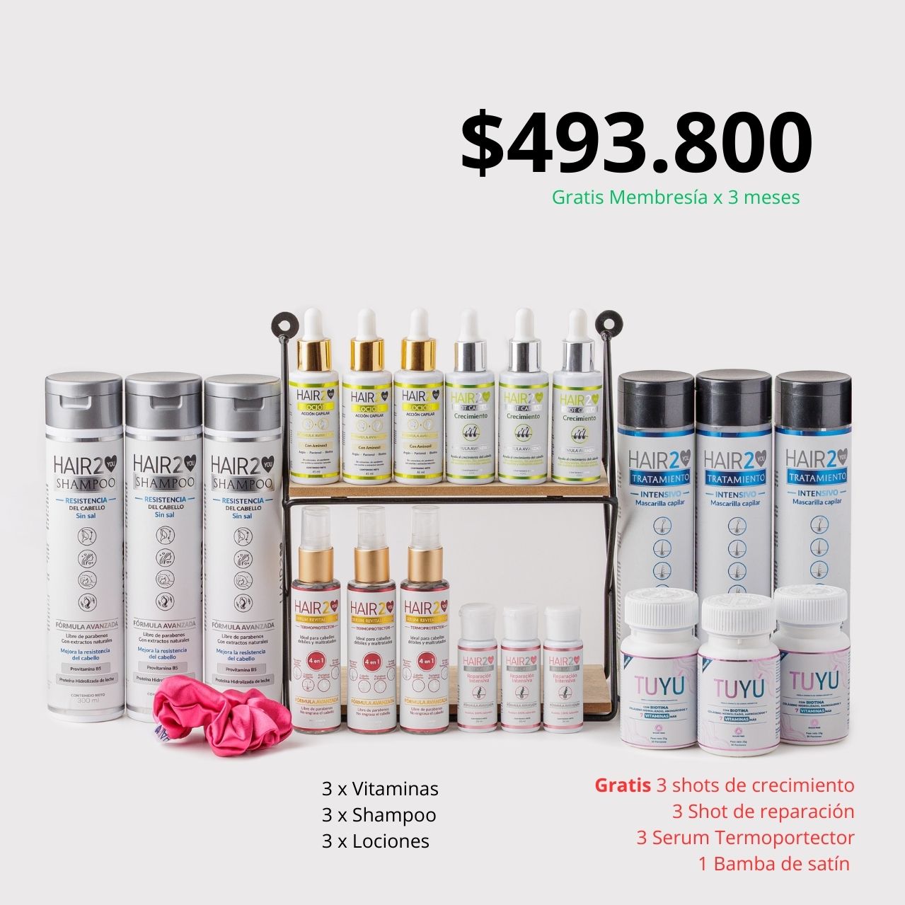 3 meses de Rutina Capilar Anticaída Completa