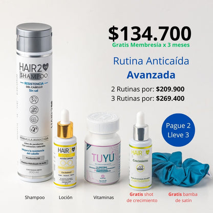 Rutina Anticaída Avanzada - Paga 2 y Lleva 3