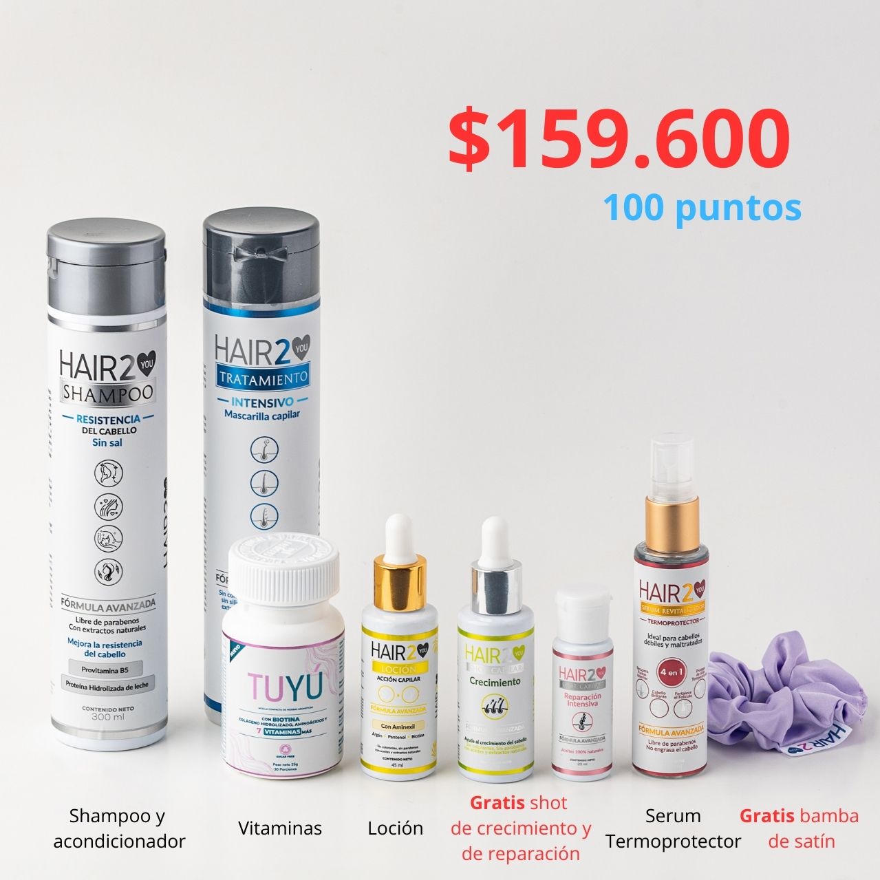 Membresía - Tratamiento Anticaída completo por 1 mes