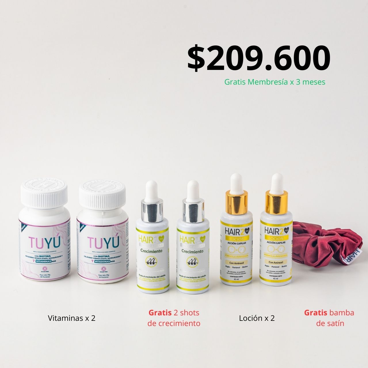 2 meses de Rutina Anticaída Básica