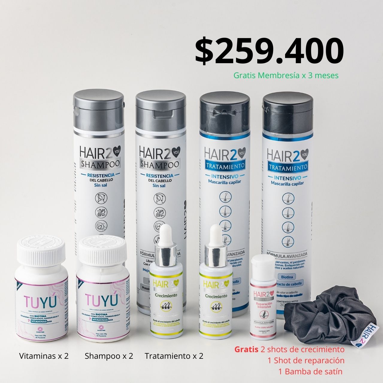 2 meses de Rutina Anticaída Intermedia