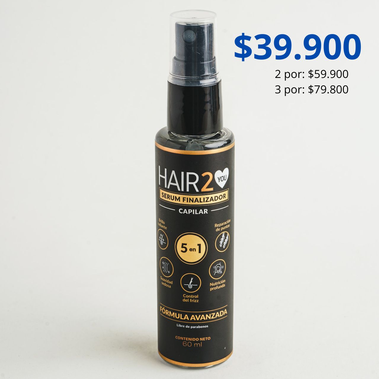 Sérum Finalizador Capilar – Brillo, Protección y Suavidad