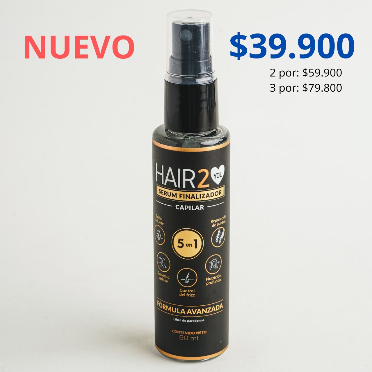 Sérum Finalizador Capilar – Brillo, Protección y Suavidad