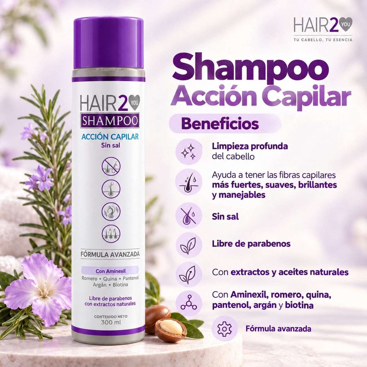 Shampoo GRATIS + Vitaminas Tuyú + Tratamiento Intensivo