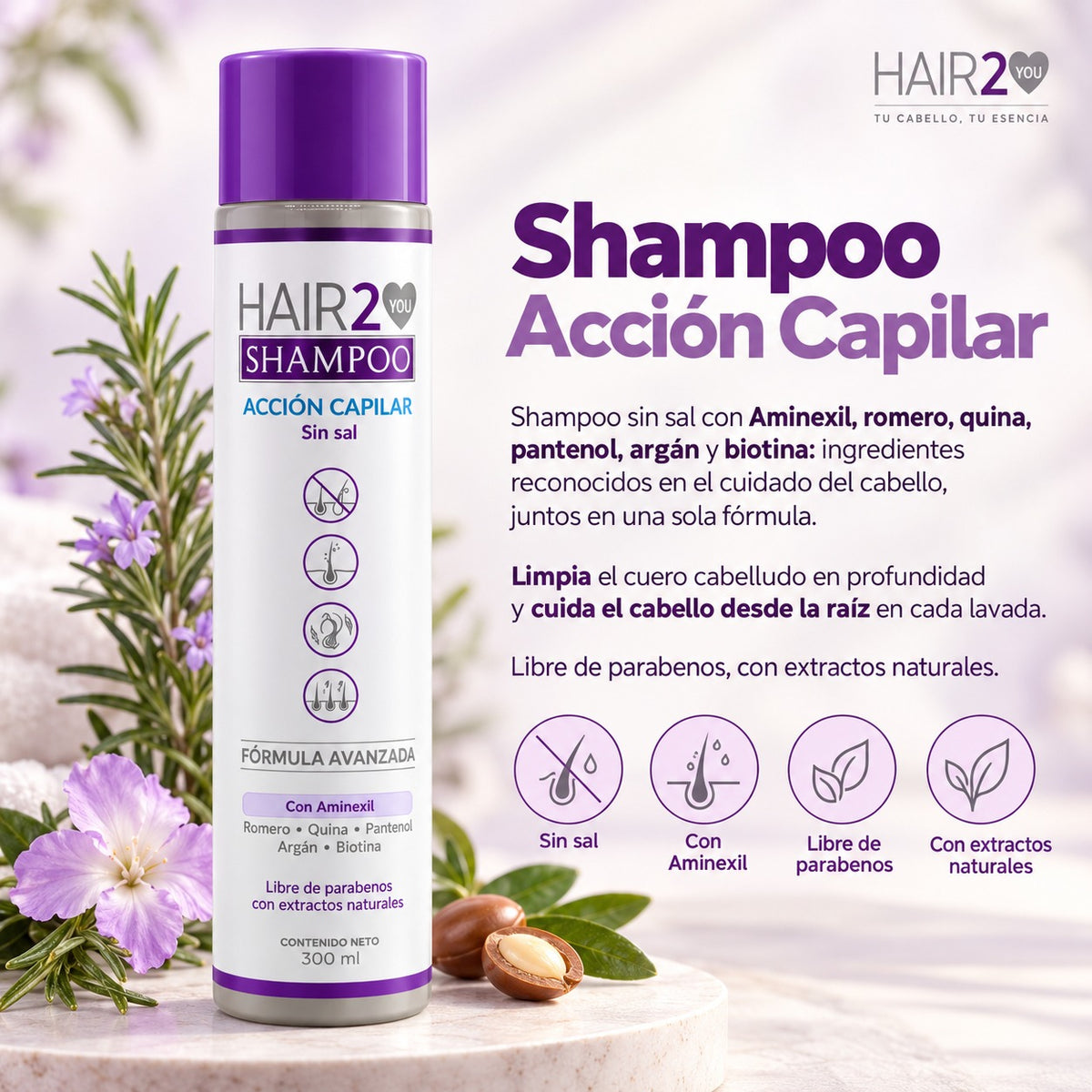 Shampoo GRATIS + Vitaminas Tuyú + Tratamiento Intensivo