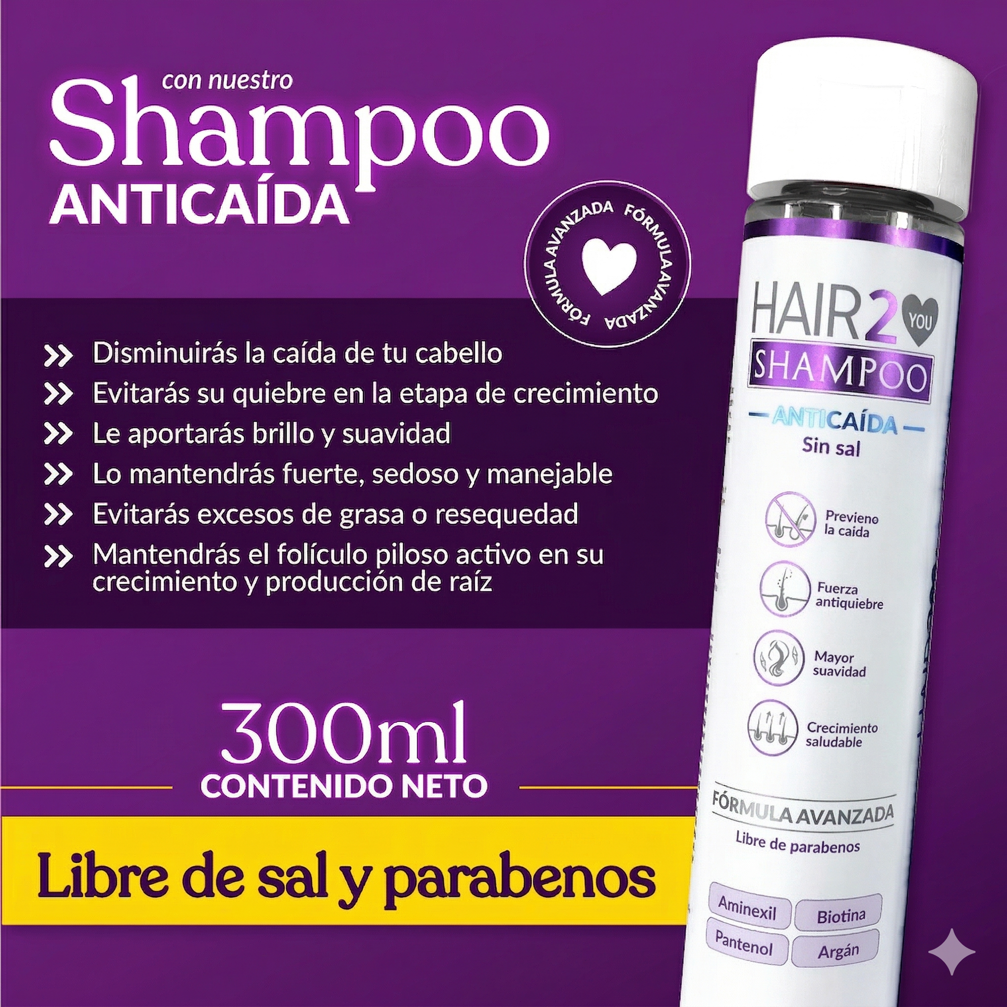 6 Shampoo - Paquete mayorista x 6 unds