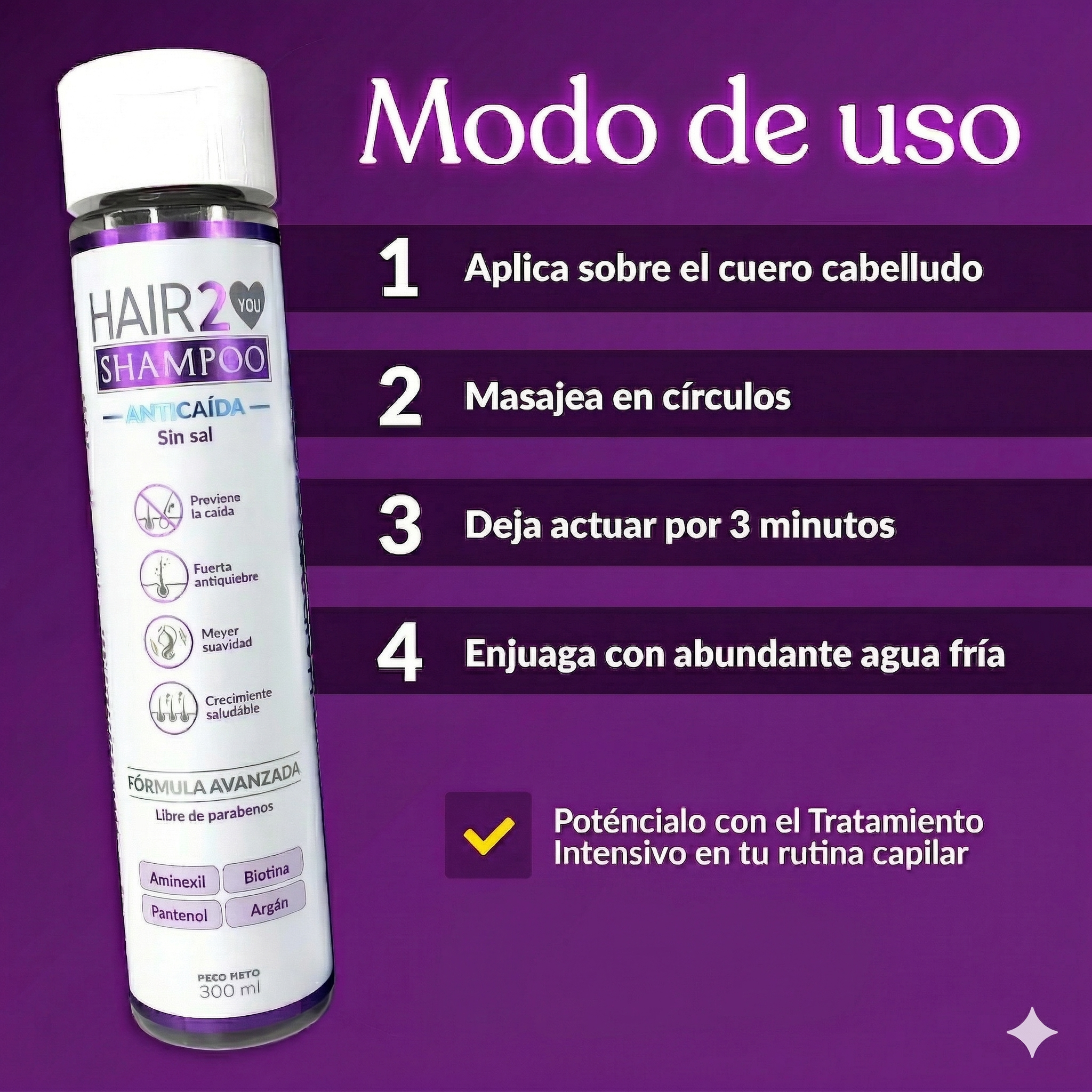 6 Shampoo - Paquete mayorista x 6 unds