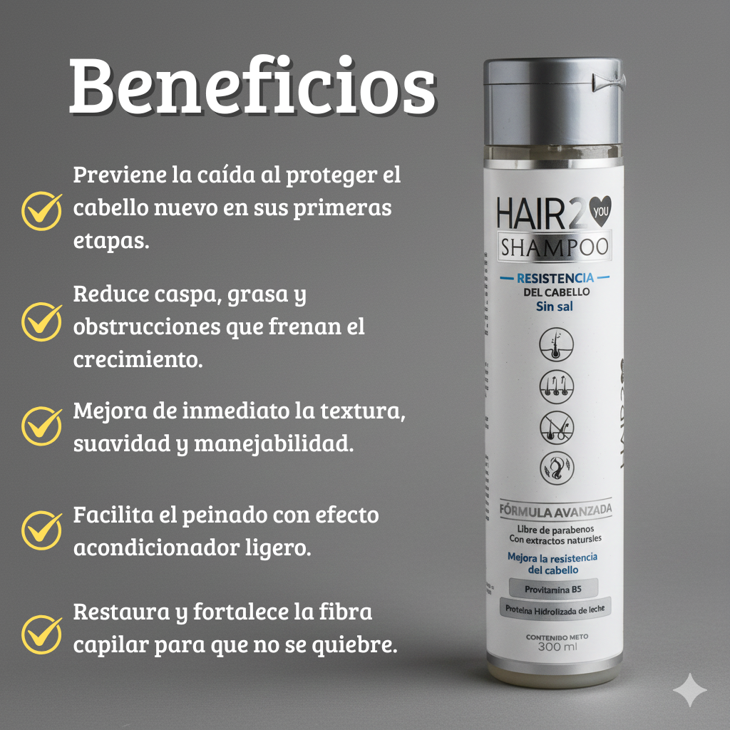 Shampoo GRATIS + Vitaminas Tuyú + Tratamiento Intensivo