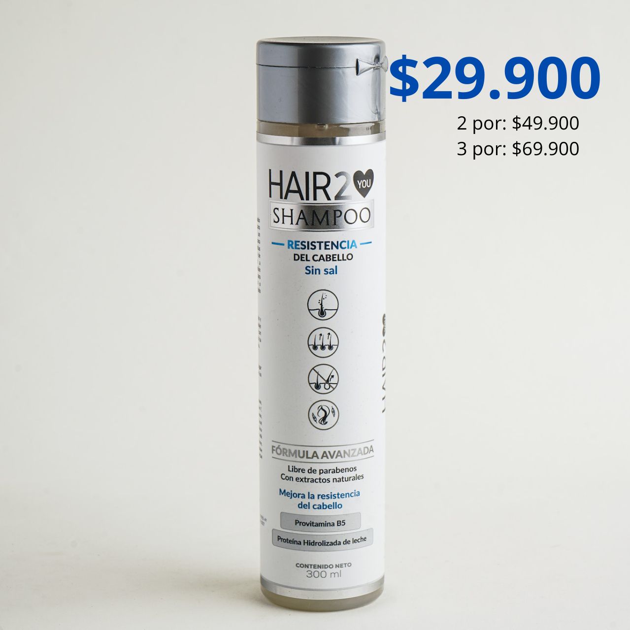 Shampoo Resistencia Anti-Caída y Prevención Caspa