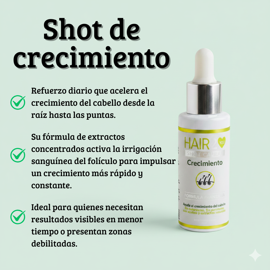 Paga 2, Lleva 3 – Shots de Crecimiento