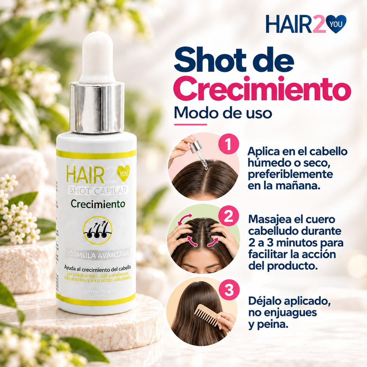 Paga 2, Lleva 3 – Shots de Crecimiento