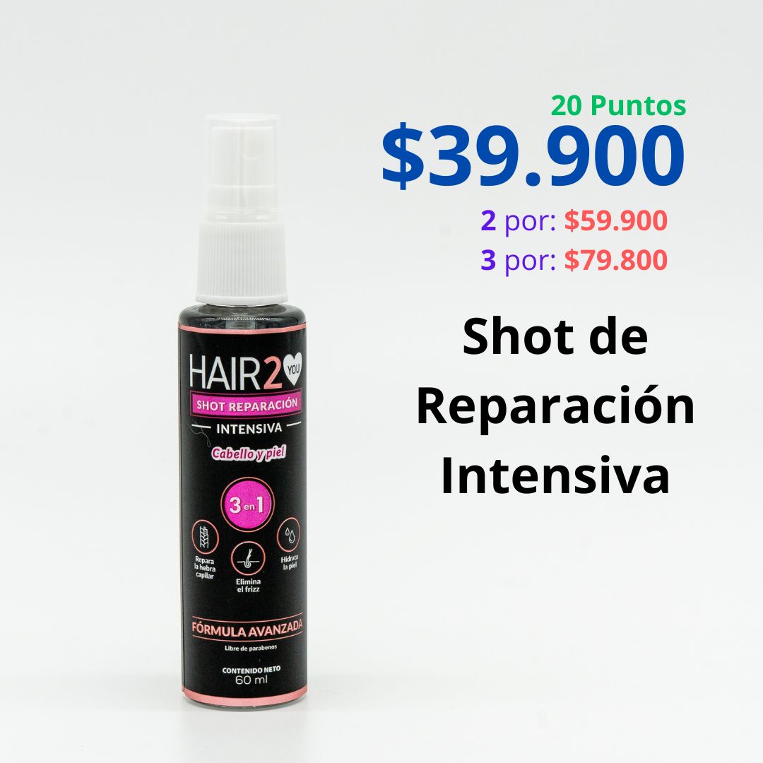 Shot Reparación Intensiva 3 en 1 – Cabello y Piel