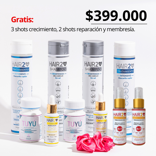 2 meses de tratamiento Completo Anticaída