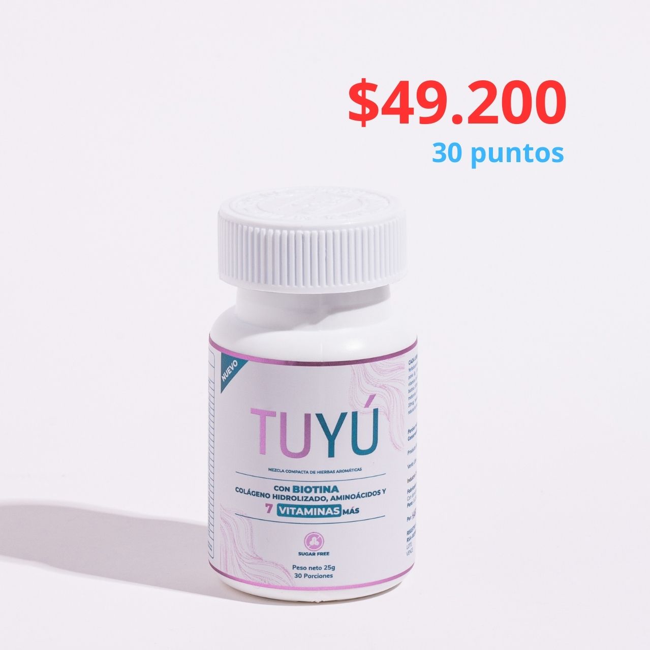 Membresía - Vitaminas Tuyu + bamba de satín –  Detiene la caída del cabello