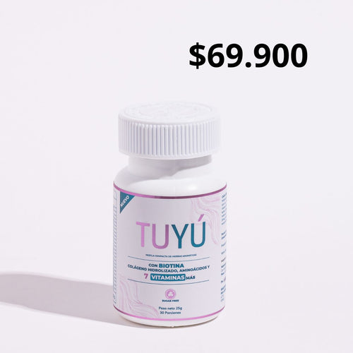 Vitaminas Tuyu + bamba de satín –  Detiene la caída del cabello