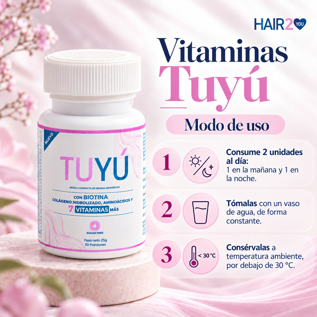 Paga 2, Lleva 3 – Vitaminas Tuyú