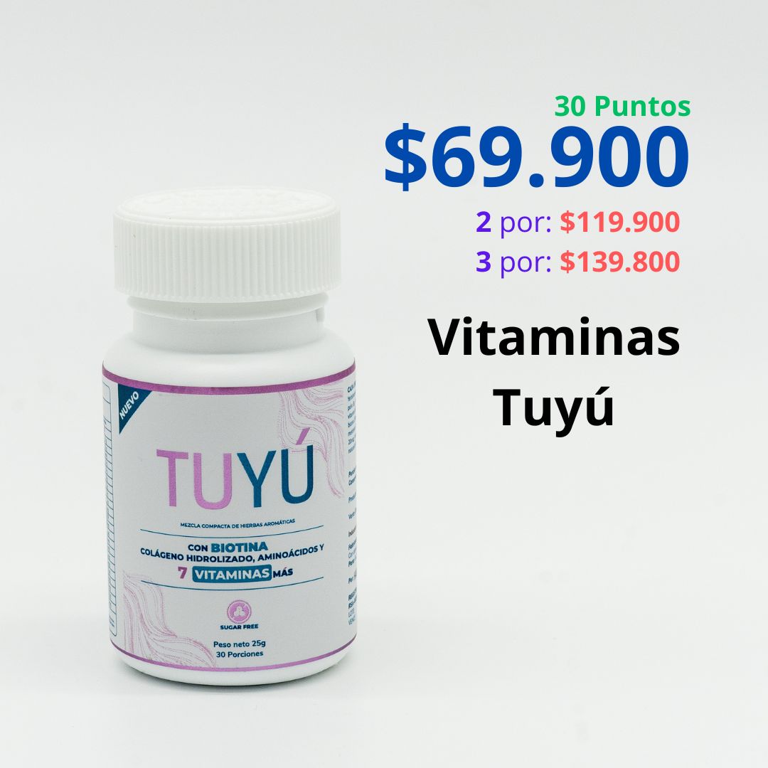 Vitaminas Tuyu –  Detiene la caída del cabello