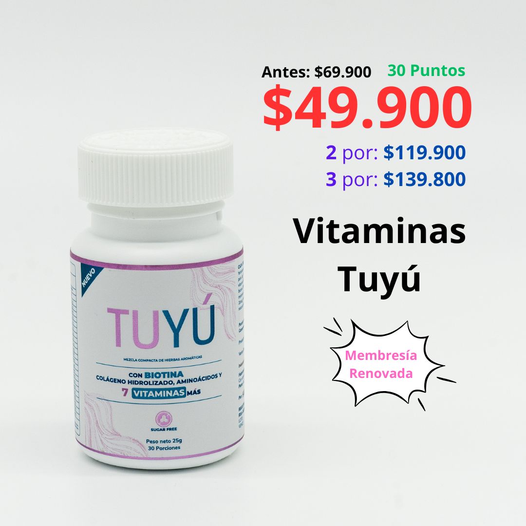 Membresía - Vitaminas Tuyu   Detiene la caída del cabello
