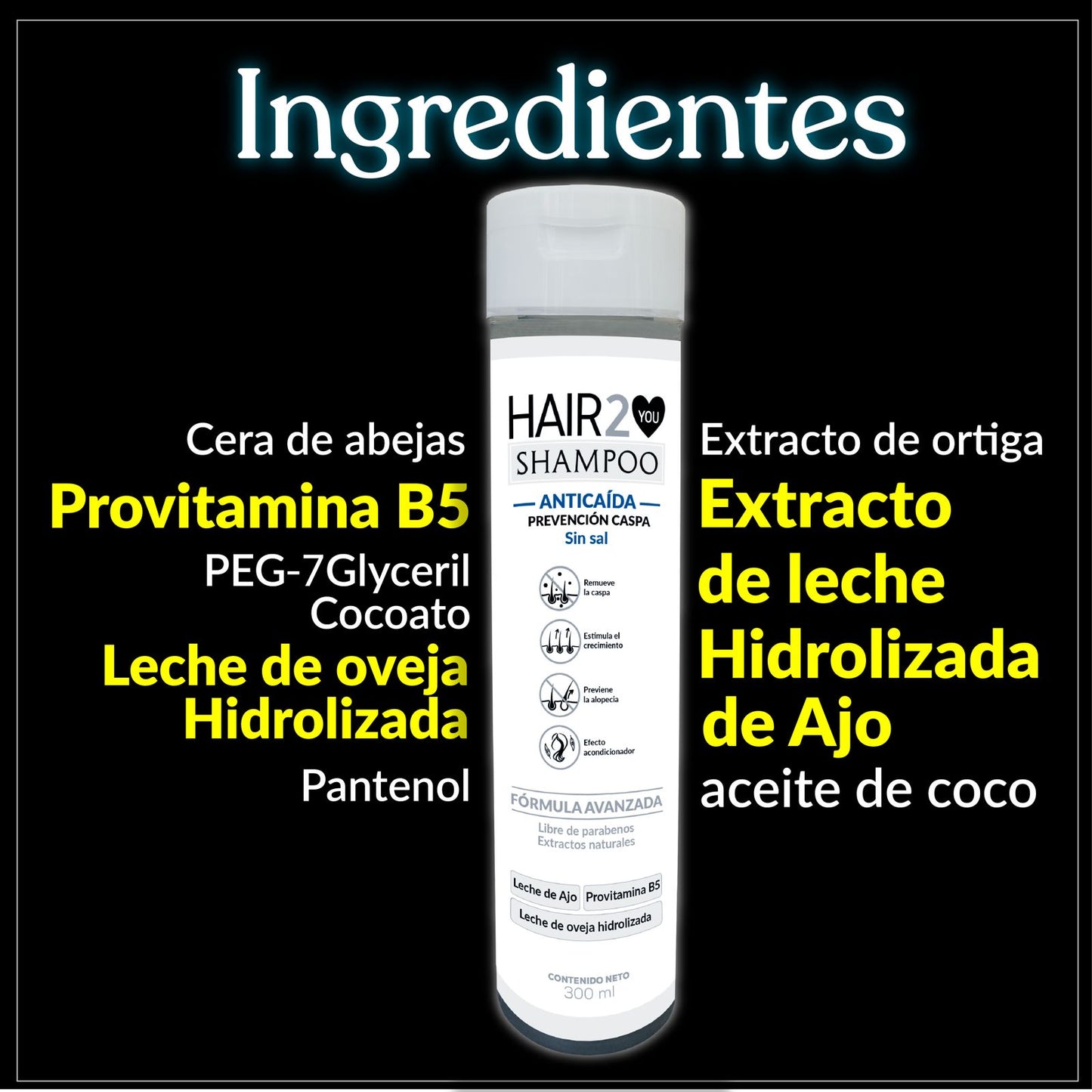 - Vitaminas Tuyú + Shampoo Resistencia + Loción capilar