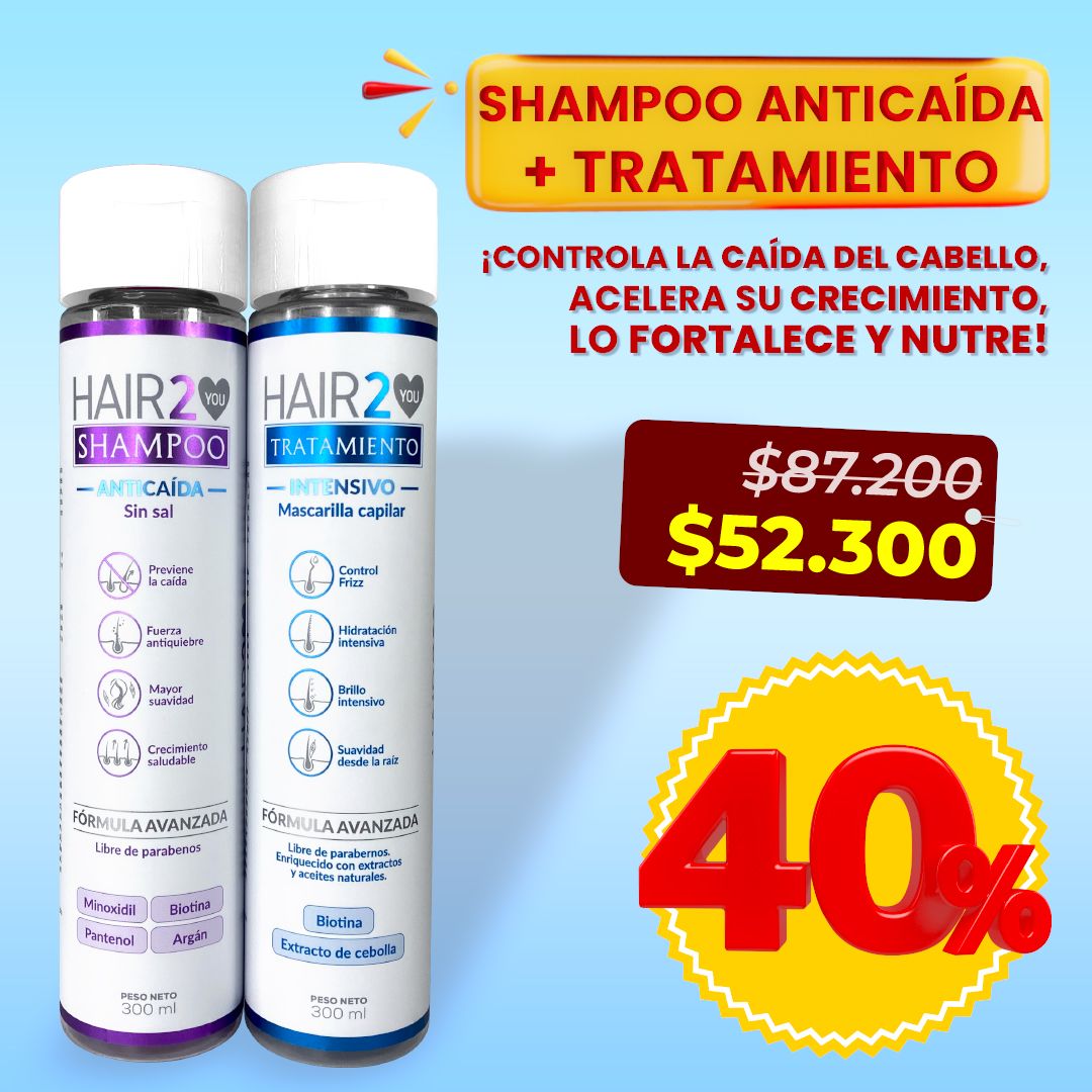 Shampoo Anti-Caída + Tratamiento Nutritivo