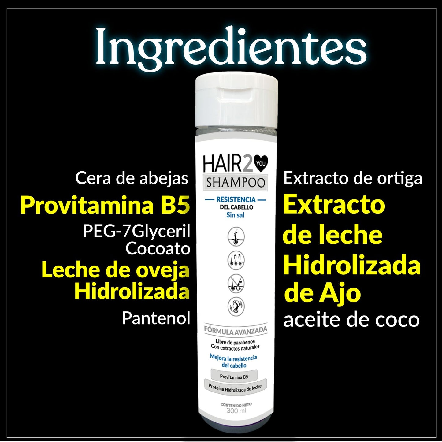 Loción capilar + Shampoo Anti-Caída Resistencia + Tratamiento Nutritivo