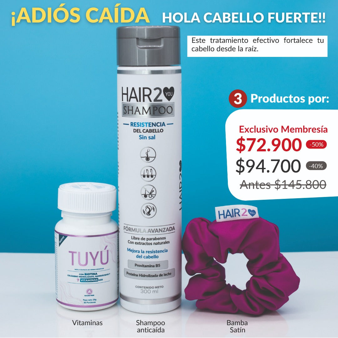 Membresía - Vitaminas Tuyú + Shampoo Resistencia