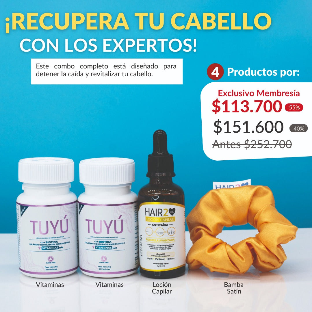 2 Vitaminas Tuyú + Loción capilar (Promo Navidad)